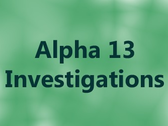 Alpha 13 Investigations